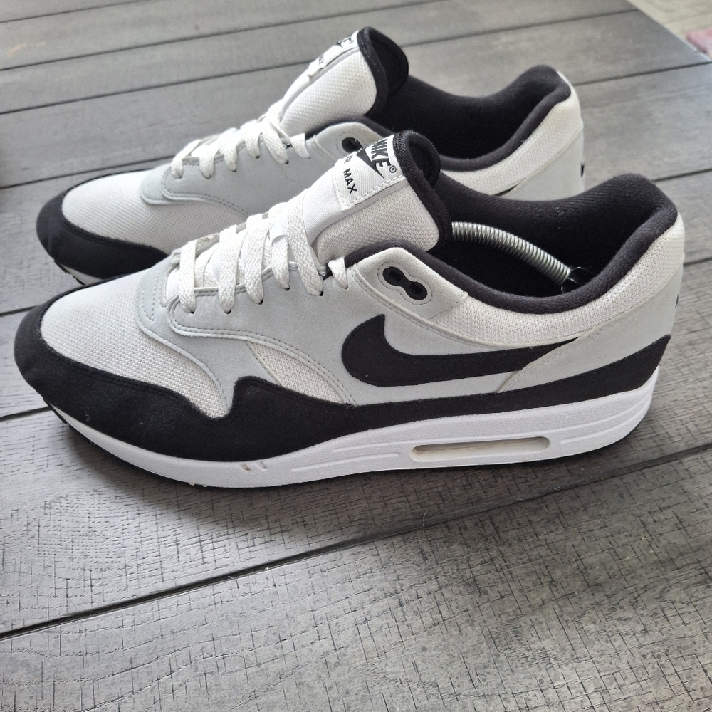 Nike Air Max 1 Panda Oreo Black/White Sneakers FD9082-107 Men's Size 14